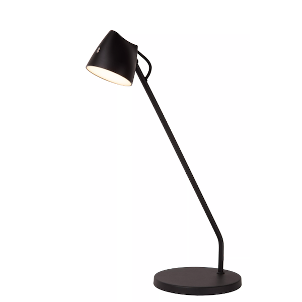【LUCIDE】ベルギー デザイン照明 テーブルライト「MILNE」Black（W315×D160×H420mm）