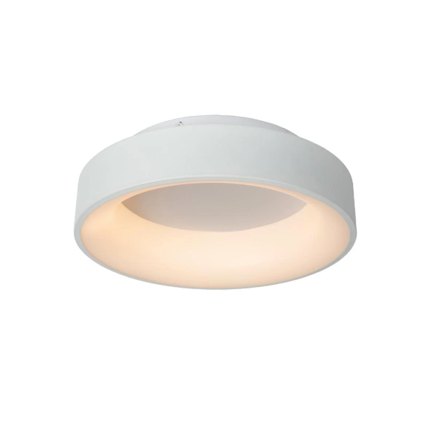 【LUCIDE】ベルギー デザイン照明 シーリングライト「MIRAGE」White（φ380×H115mm）