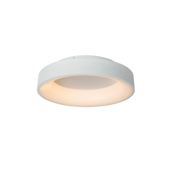 【LUCIDE】ベルギー デザイン照明 シーリングライト「MIRAGE」White（φ450×H115mm）