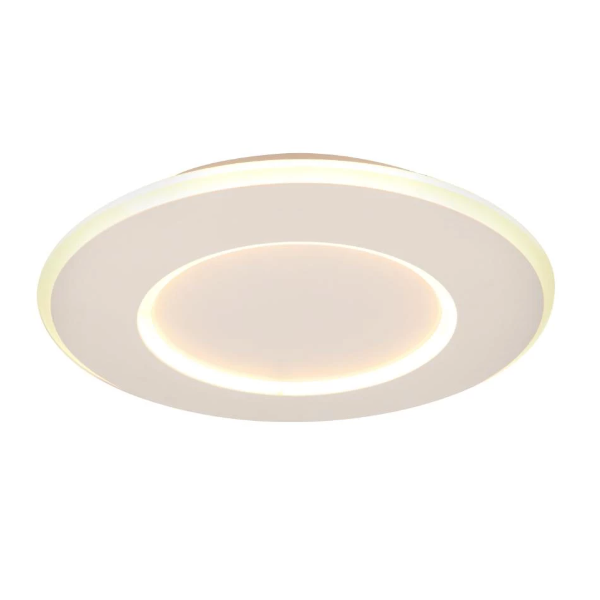【LUCIDE】ベルギー デザイン照明 シーリングライト「AXELLE」White（φ396×H46mm）