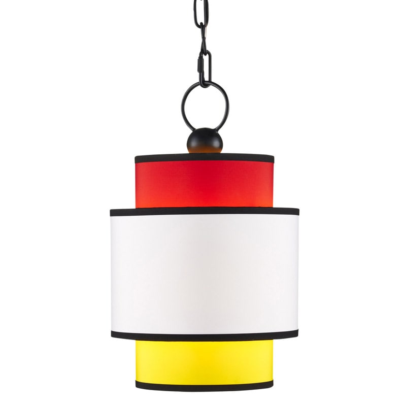 【CURREY】アメリカ・ペンダントライト 1灯「Mathias」マルチカラー（φ254×H431mm）