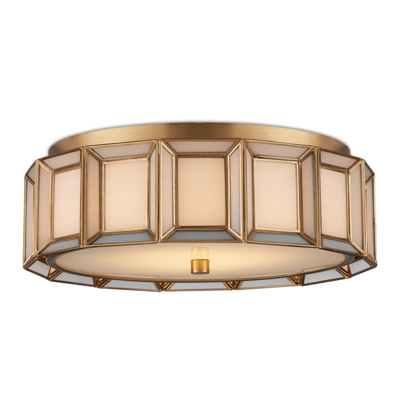 【CURREY】アメリカ・シーリングライト「Daze」ゴールド（φ470×H165mm）