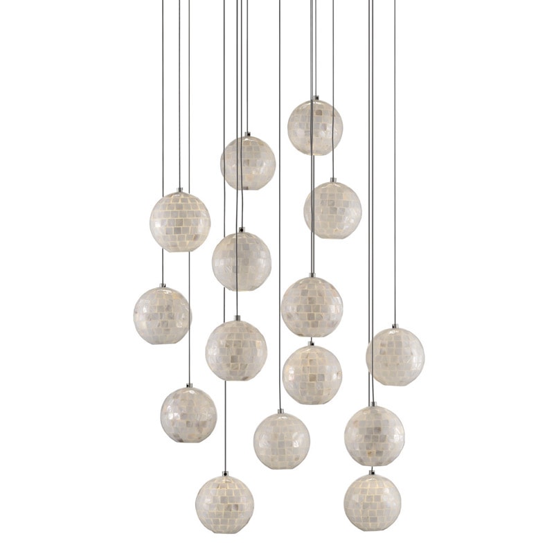 【CURREY】アメリカ・シーリングペンダントライト 15灯「Finhorn」（φ609×H330mm）