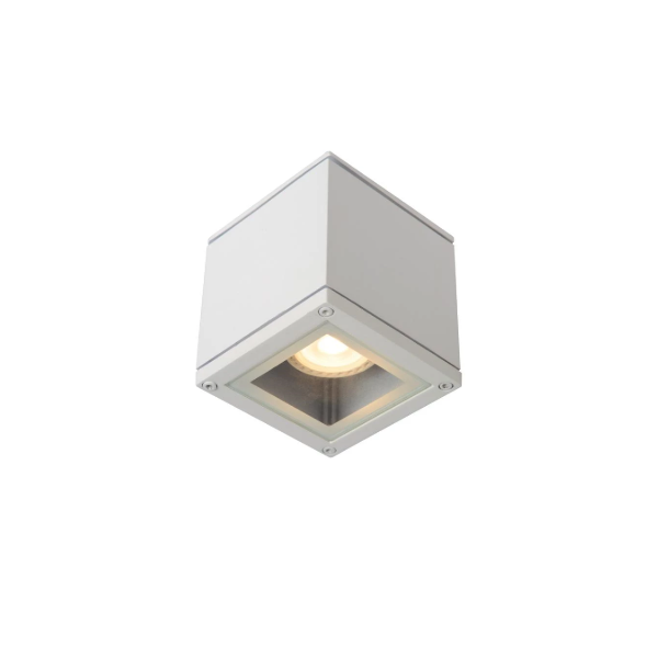 【LUCIDE】ベルギー バスルームシーリングスポットライト「AVEN」White 1灯（W93×D93×H96mm）