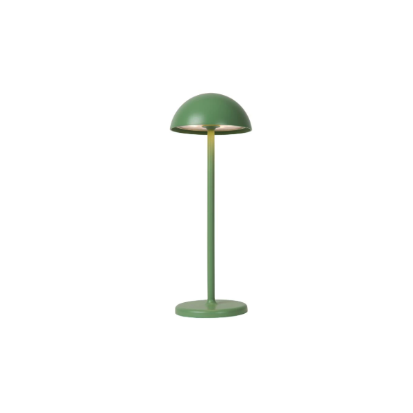 【LUCIDE】ベルギー インドア／アウトドアテーブルライト（充電式）「JOY」Green（φ120×H320mm）