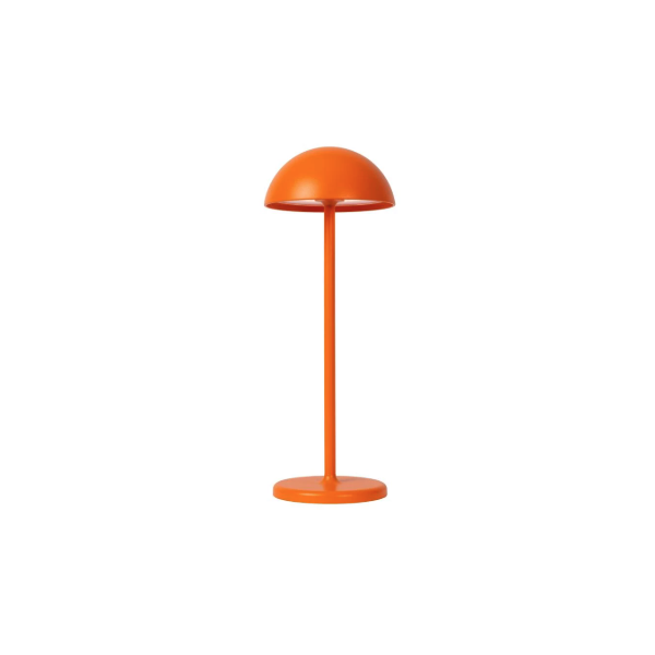 【LUCIDE】ベルギー インドア／アウトドアテーブルライト（充電式）「JOY」Orange（φ120×H320mm）