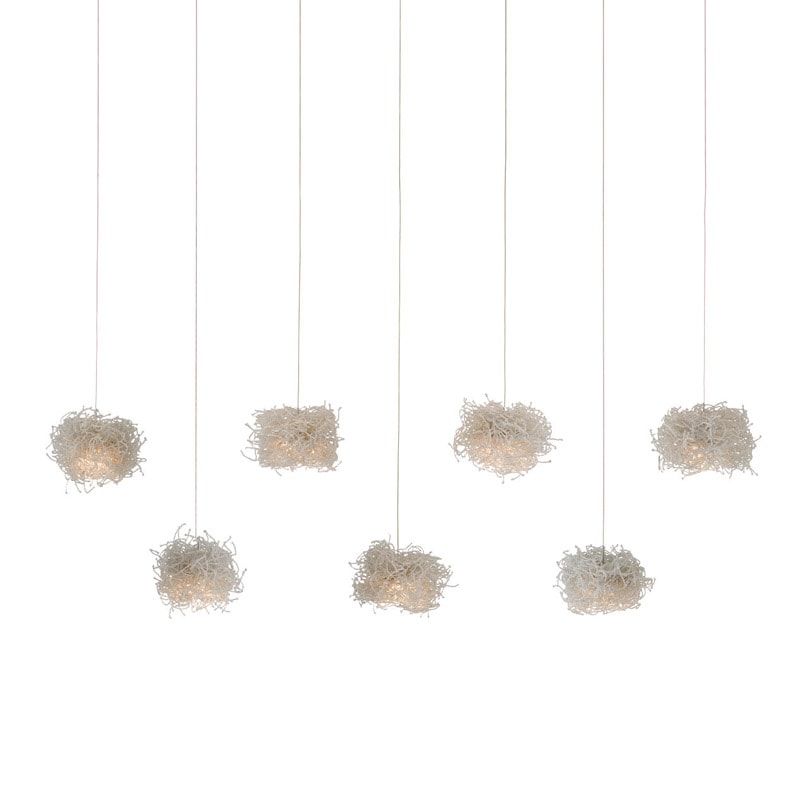 【CURREY】アメリカ・シーリングペンダントライト 7灯「Birds Nest」（W1524×D152×H279mm）