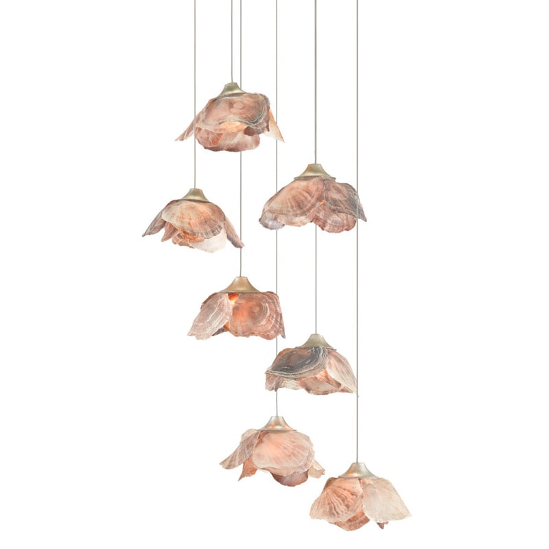 【CURREY】アメリカ・シーリングペンダントライト 7灯「Catrice」（φ482×H457mm）