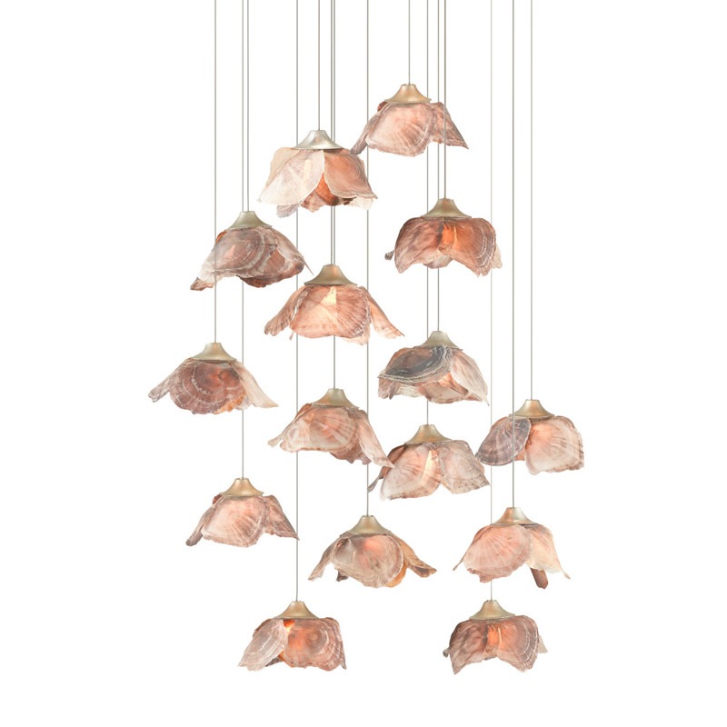 【CURREY】アメリカ・シーリングペンダントライト 15灯「Catrice」（φ685×H457mm）