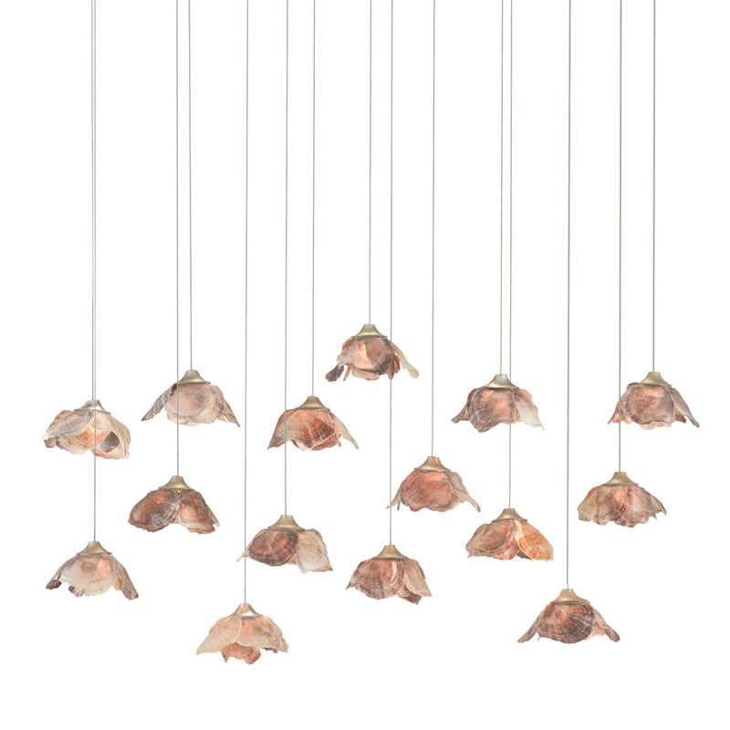 【CURREY】アメリカ・シーリングペンダントライト 15灯「Catrice」（W1270×D355×H457mm）