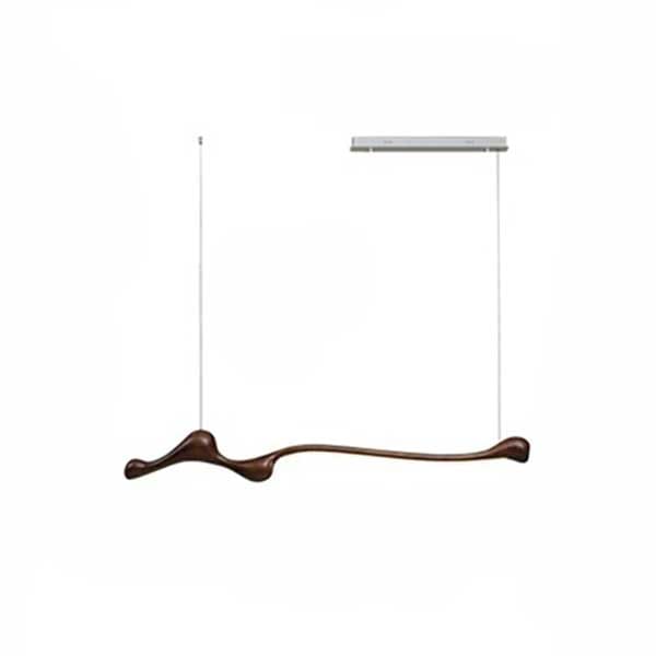 デザイン照明　モダン　木製LEDペンダントライト　3色（W1500×H220mm）