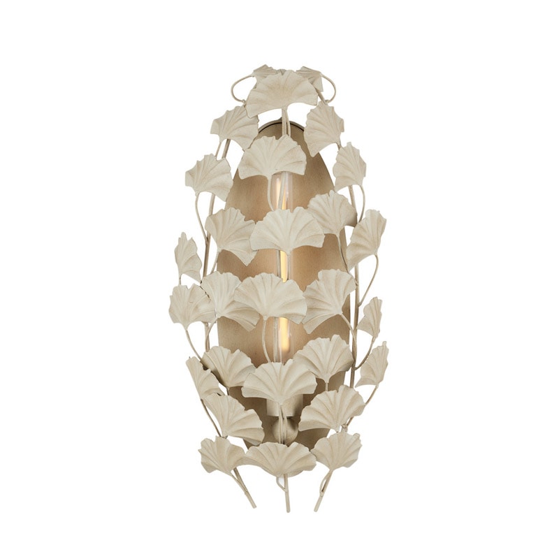 【CURREY】アメリカ・ウォールライト 1灯「Maidenhair」クリーム（W266×D152×H546mm）