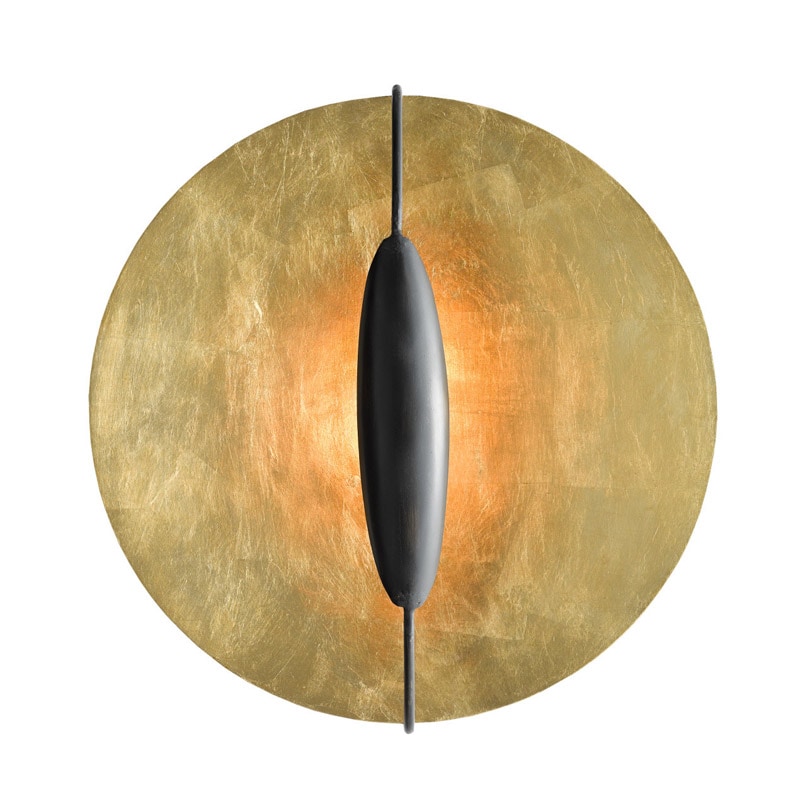 【CURREY】アメリカ・ウォールライト 1灯「Pinders」ゴールド（W508×D196×H527mm）