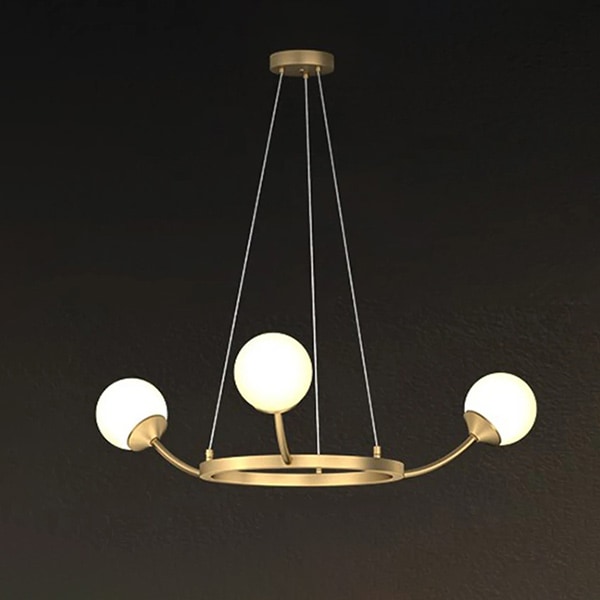 希少　Havana Base ペンダントライト　3個セット デザイン照明 ガラスボールシェードペンダントライト 3～12灯（φ880