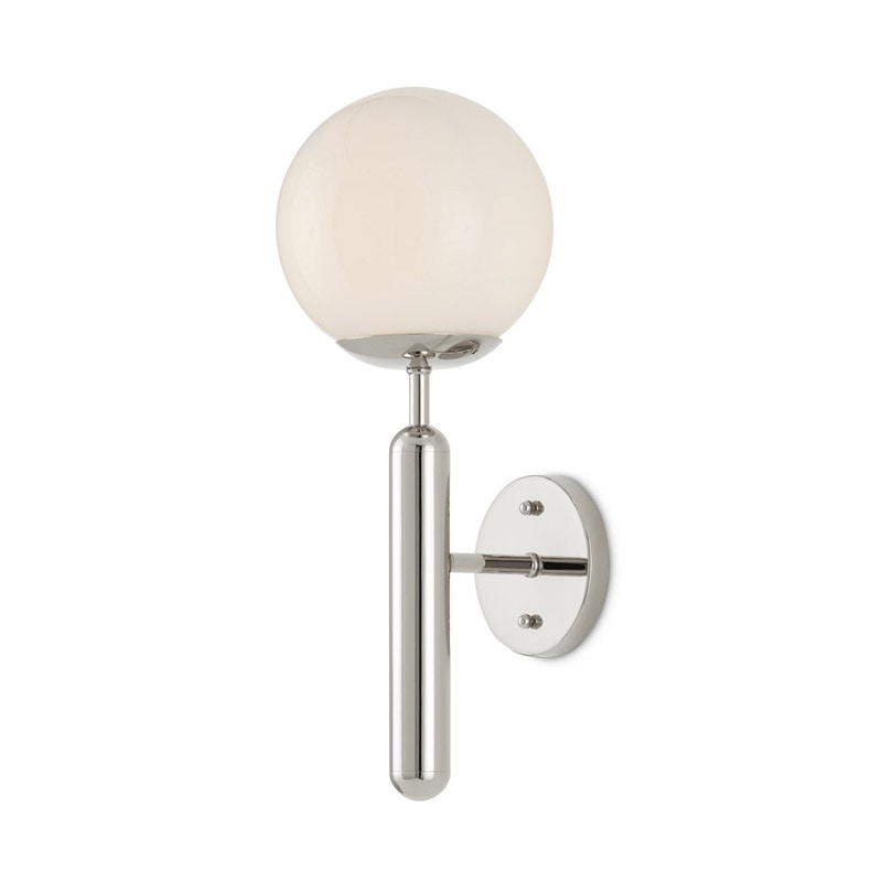 【CURREY】アメリカ・ウォールライト 1灯「Barbican」クローム（W165×D190×H430mm）