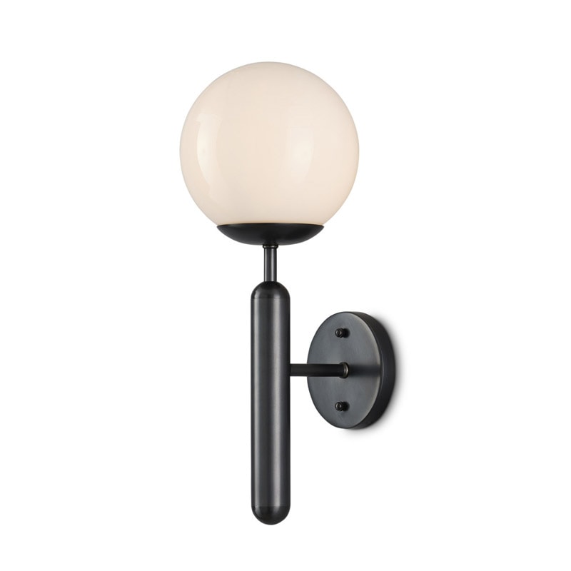 【CURREY】アメリカ・ウォールライト 1灯「Barbican」ブラック（W165×D190×H430mm）