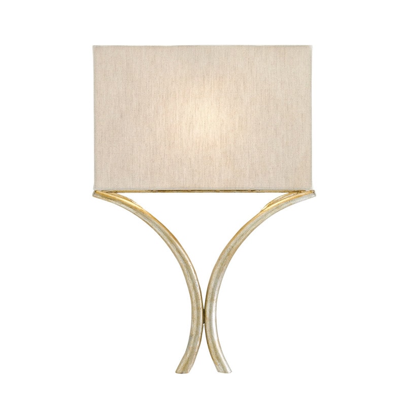 【CURREY】アメリカ・ウォールライト 1灯「Cornwall」シルバー（W310×D100×H460mm）