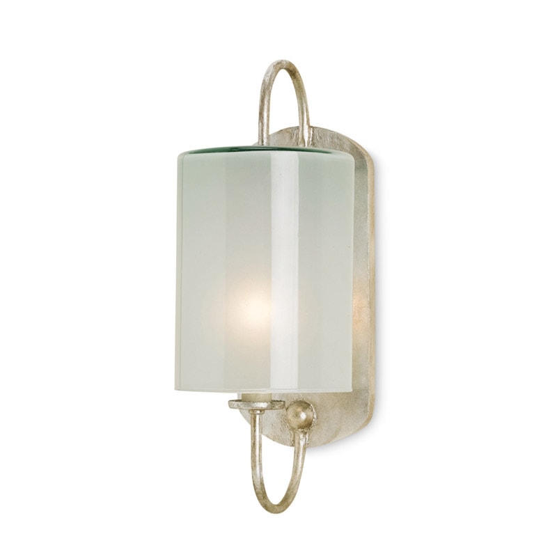 【CURREY】アメリカ・ウォールライト 1灯「Glacier」シルバー（W150×D170×H410mm）