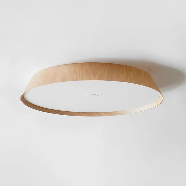 デザイン照明　モダンウッドシーリングライト　ライトブラウン（φ420／510／610mm）