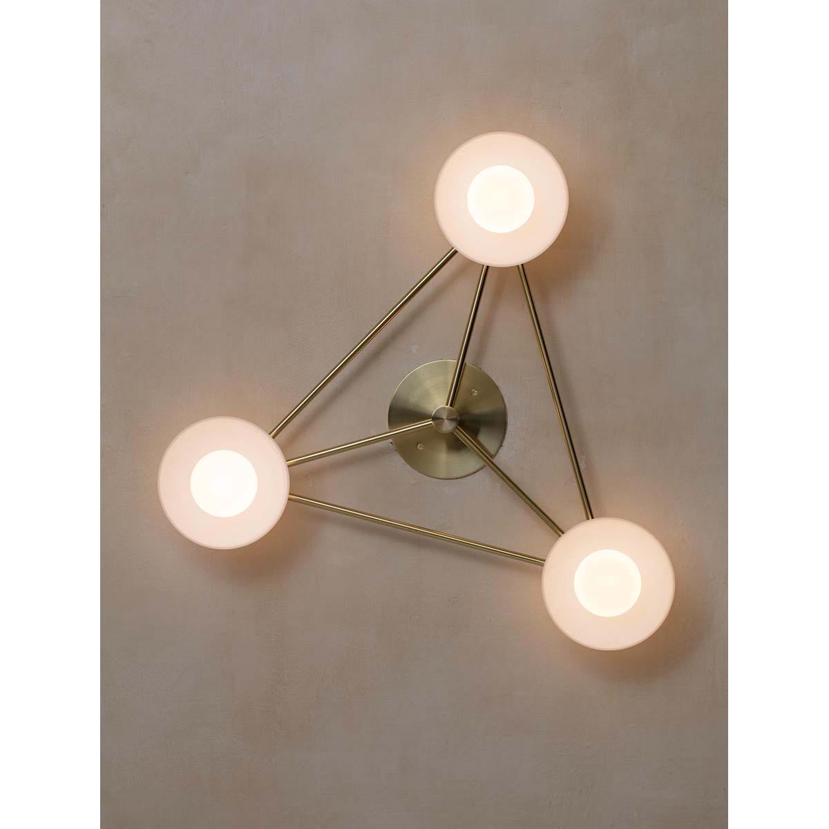 【ALLIED MAKER】 アメリカ・インテリア照明「Archipelago 3 Surface」ウォールライト 3灯 カスタムカラー (W604×D127×H544mm)