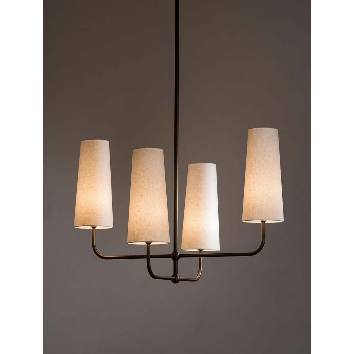 【ALLIED MAKER】 アメリカ・インテリア照明「Bola 4 Chandelier」モダンシャンデリア 4灯 カスタムカラー (W788×D1093×H666mm)