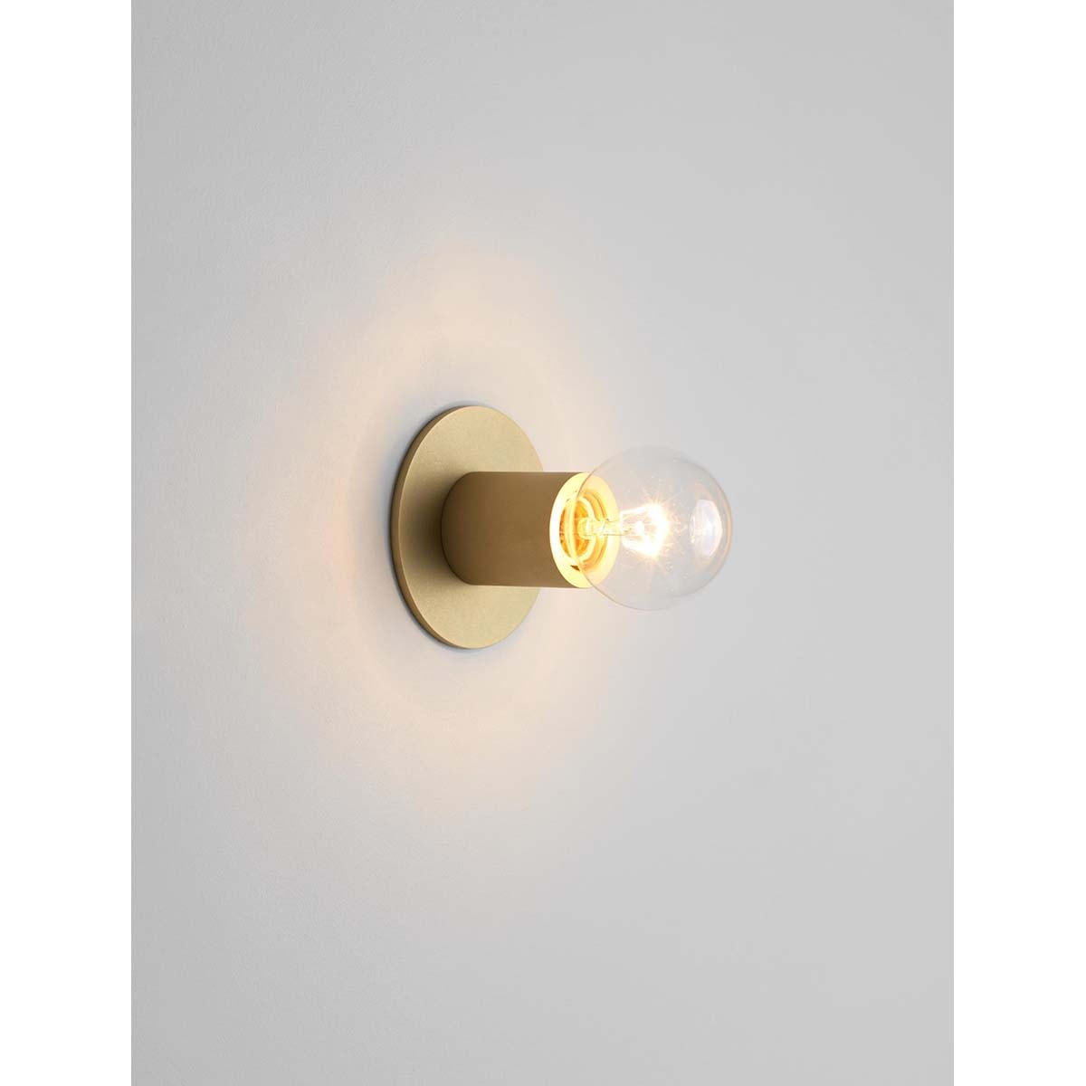 【ALLIED MAKER】 アメリカ・インテリア照明「Brass Minimalist」ウォールライト 1灯 カスタムカラー (W121×D77×H121mm)