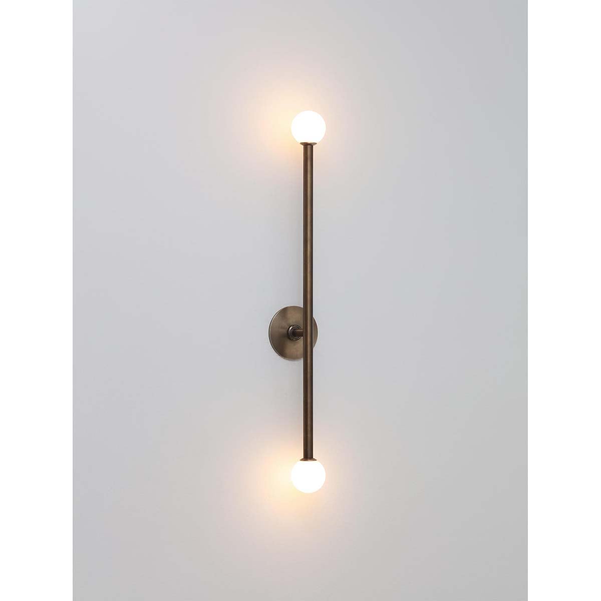 【ALLIED MAKER】 アメリカ・インテリア照明「Brass T2 Sconce」ウォールライト 2灯 カスタムカラー (W77×D102×H839mm)