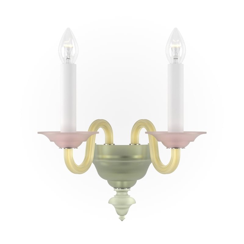 【Preciosa】「Eugene S CONTEMPORARY COLOUR」ウォールライト 2灯（W310×D190×H310mm）