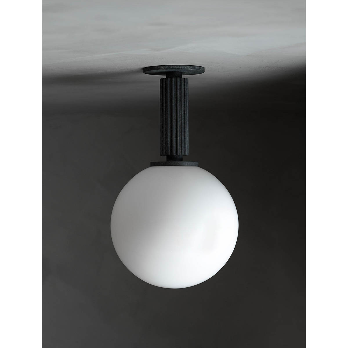 【ALLIED MAKER】 アメリカ・インテリア照明「Meridian Flush Globe」シーリングライト 1灯 カスタムカラー (W254×D254×H441mm)