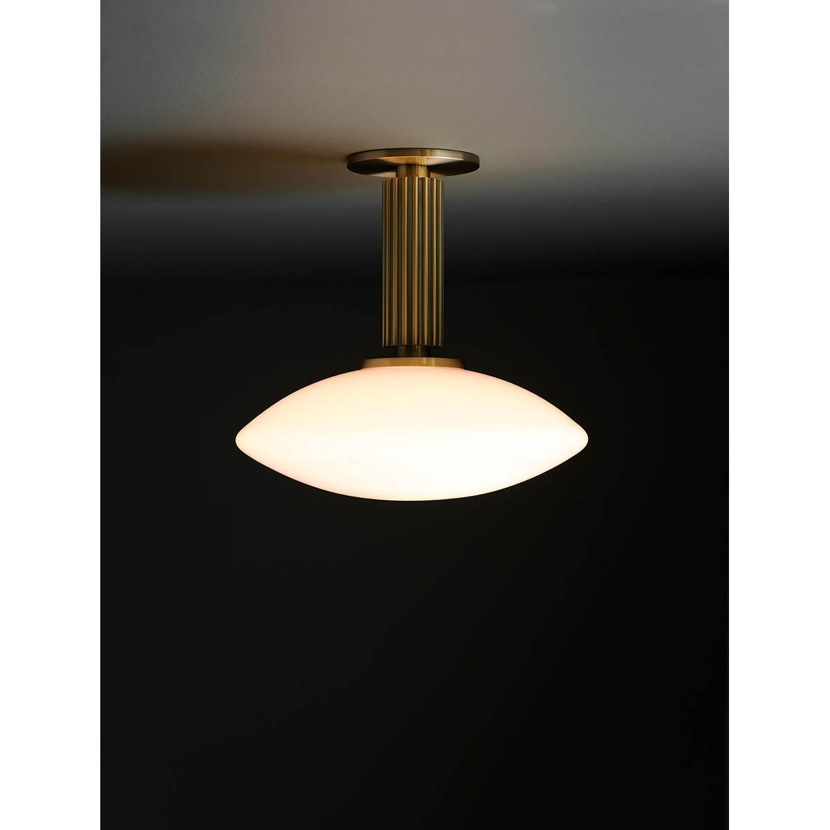 【ALLIED MAKER】 アメリカ・インテリア照明「Meridian Flush Mount」シーリングライト 1灯 カスタムカラー (W323×D323×H314mm)