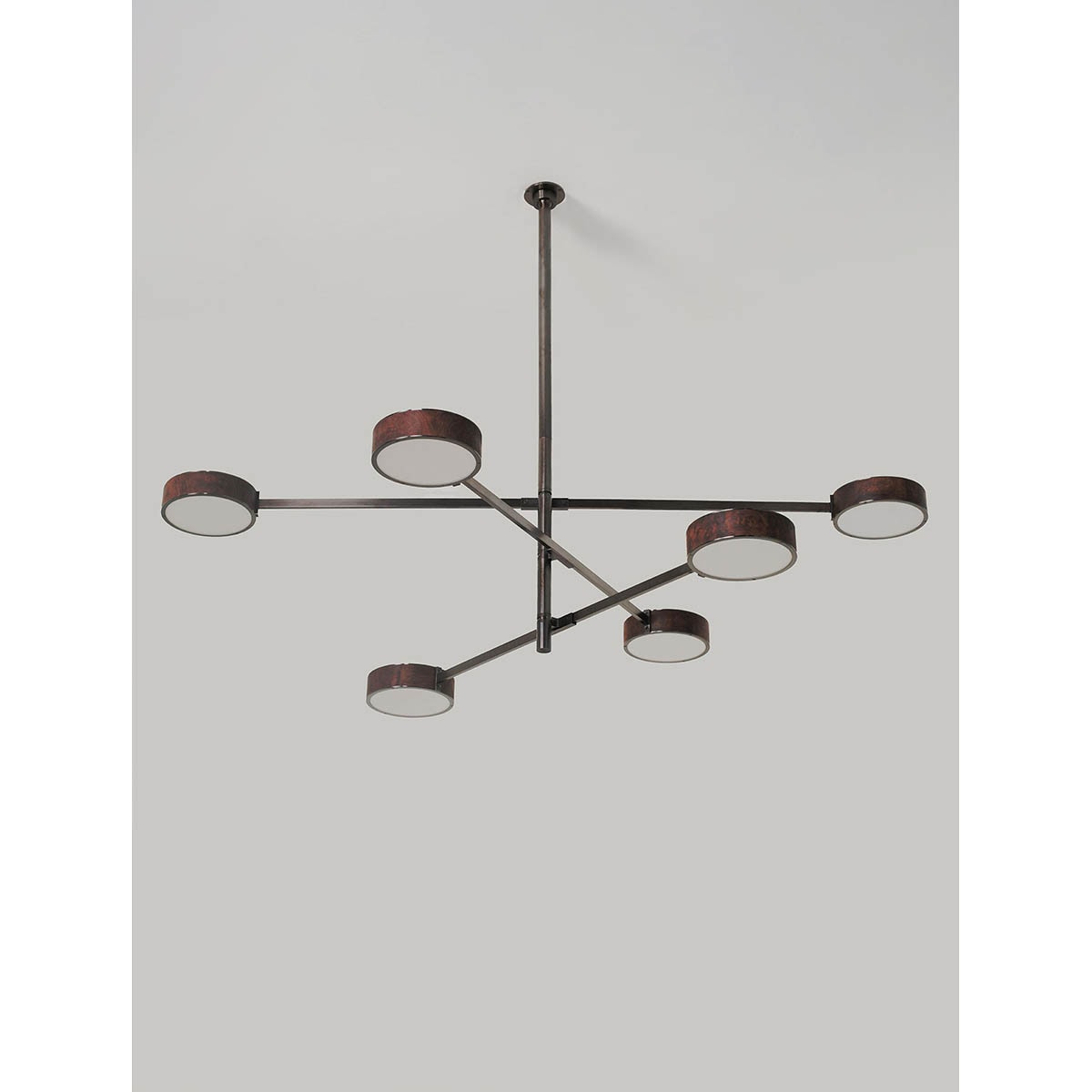 【ALLIED MAKER】 アメリカ・インテリア照明「Monoscope 6」ペンダントライト カスタムカラー (W2036×D1782×H604mm)