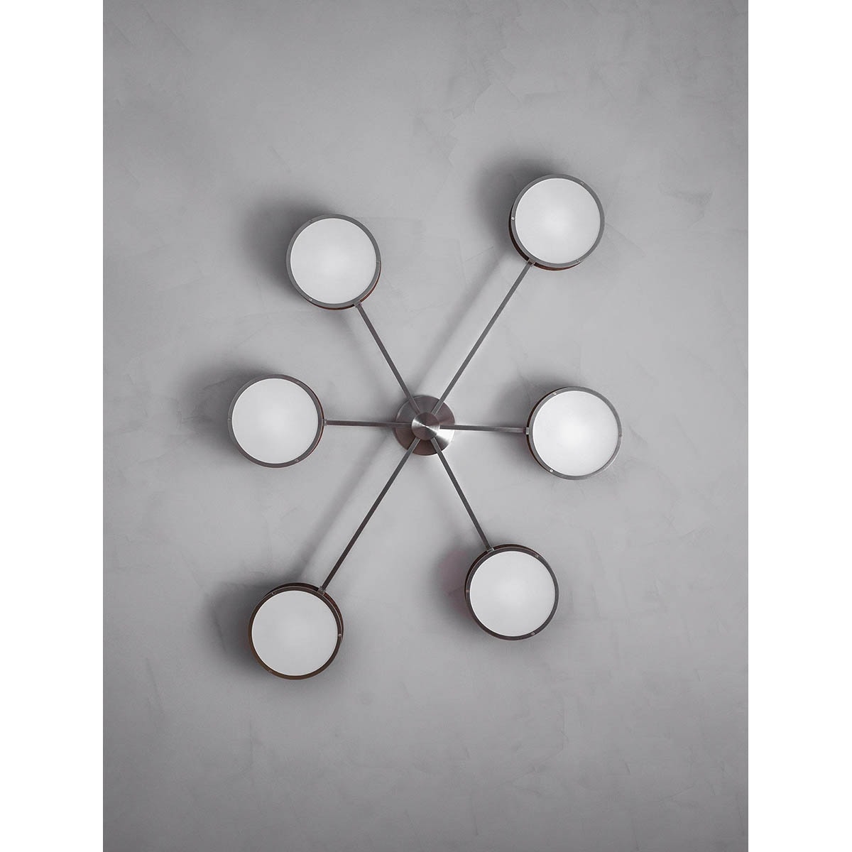 【ALLIED MAKER】 アメリカ・インテリア照明「Monoscope 6 Flush Mount」シーリングライト カスタムカラー (W1550×D1112×H121mm)