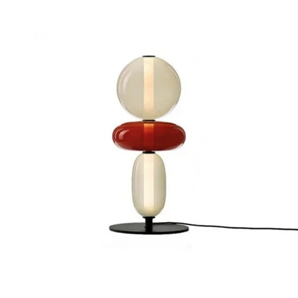 【法人様・店舗様限定】デザイン照明　ガラスシェードテーブルライト　3灯（φ180×H450mm） 