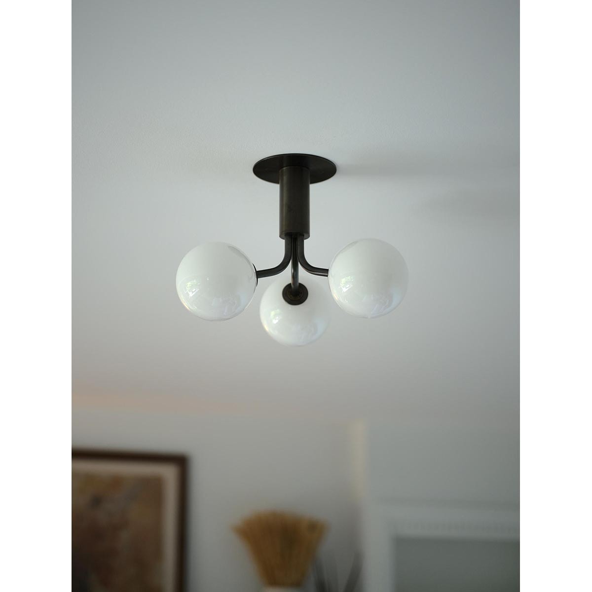 【ALLIED MAKER】 アメリカ・インテリア照明「Tangent 3 Flush Mount」シーリングライト 3灯 カスタムカラー (W312×D337×H261mm)