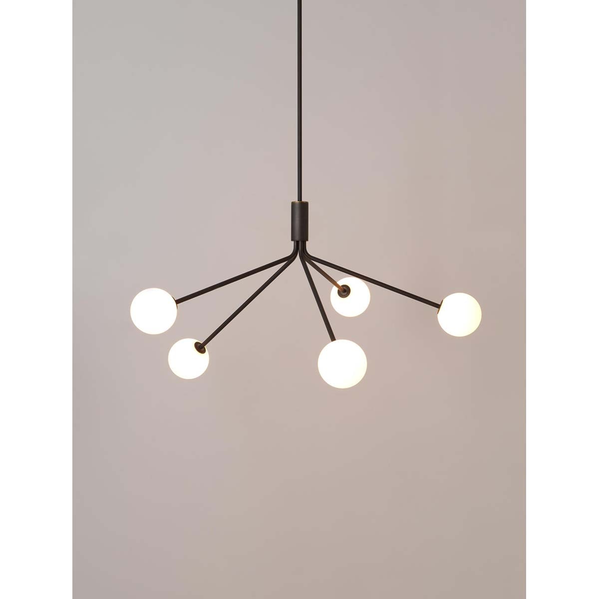 【ALLIED MAKER】 アメリカ・インテリア照明「Tangent 5」ペンダントライト 5灯 カスタムカラー (W958×D966×H521mm)