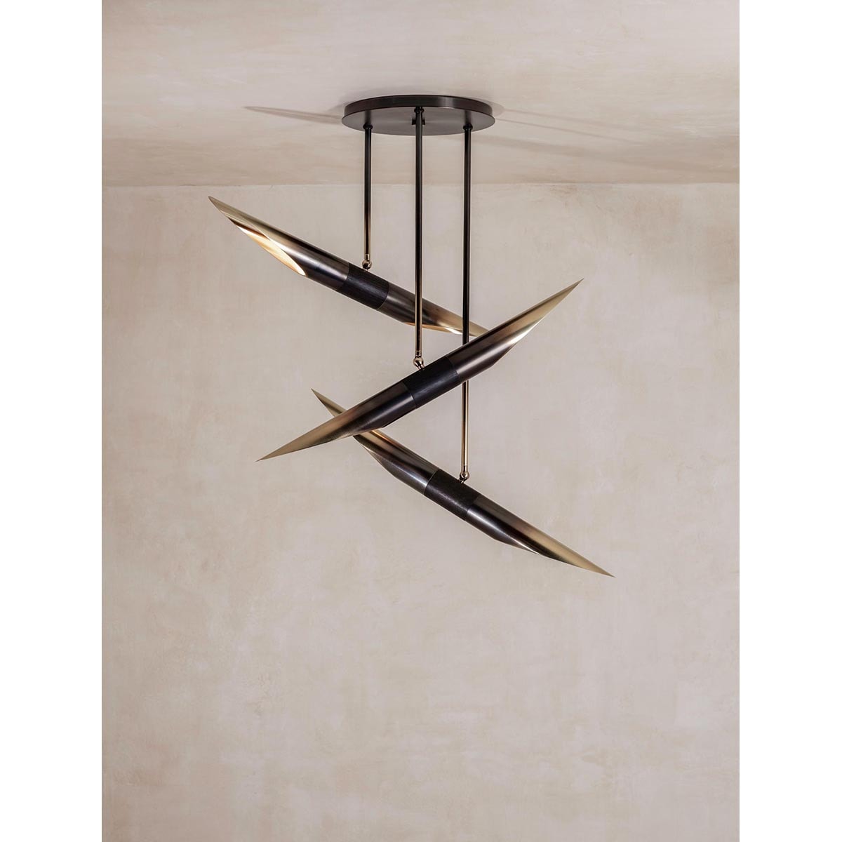 【ALLIED MAKER】 アメリカ・インテリア照明「Voyager 333 Chandelier」ペンダントライト 6灯 カスタムカラー (W1004×D1004mm)