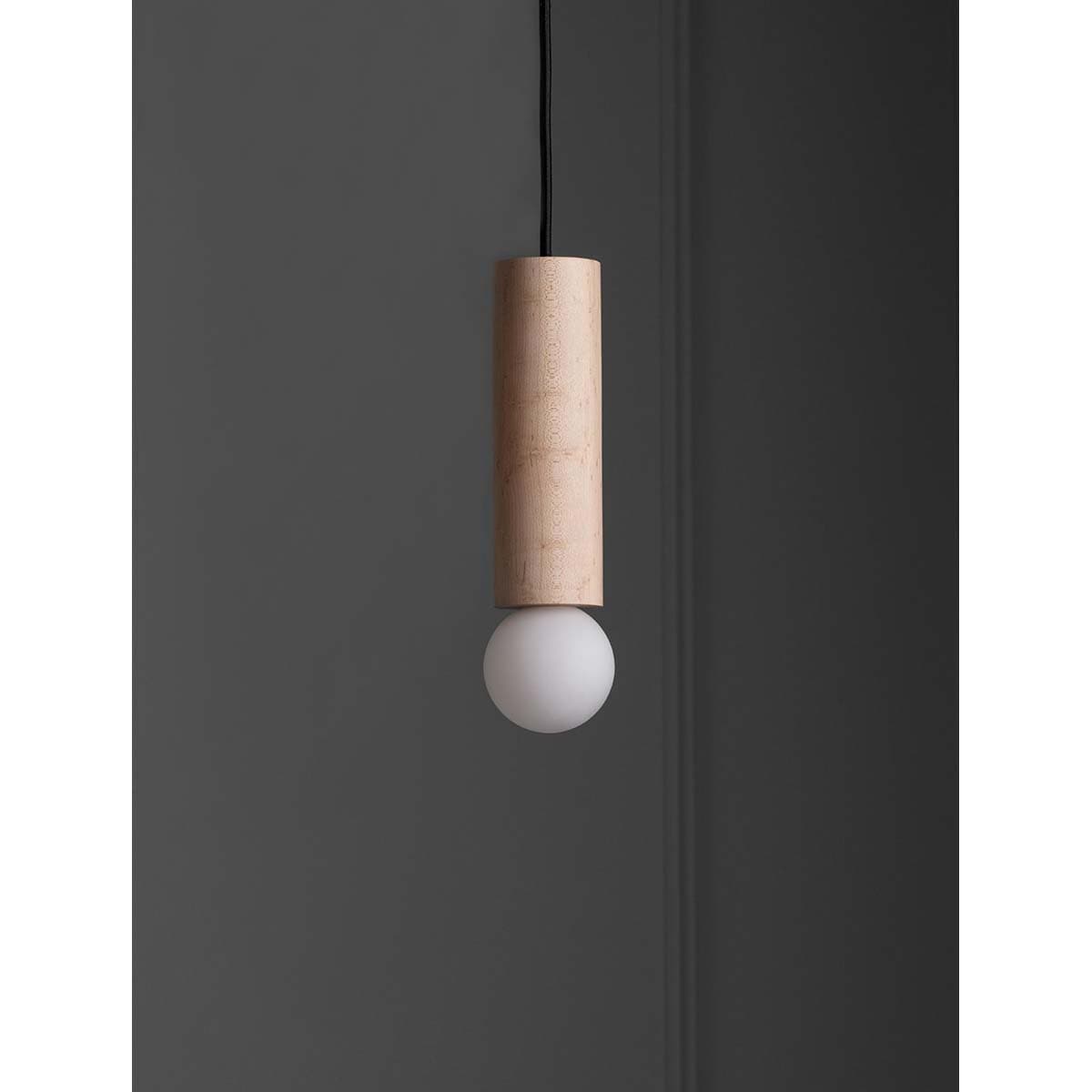 【ALLIED MAKER】 アメリカ・インテリア照明「Wood Cylinder Pendant 08