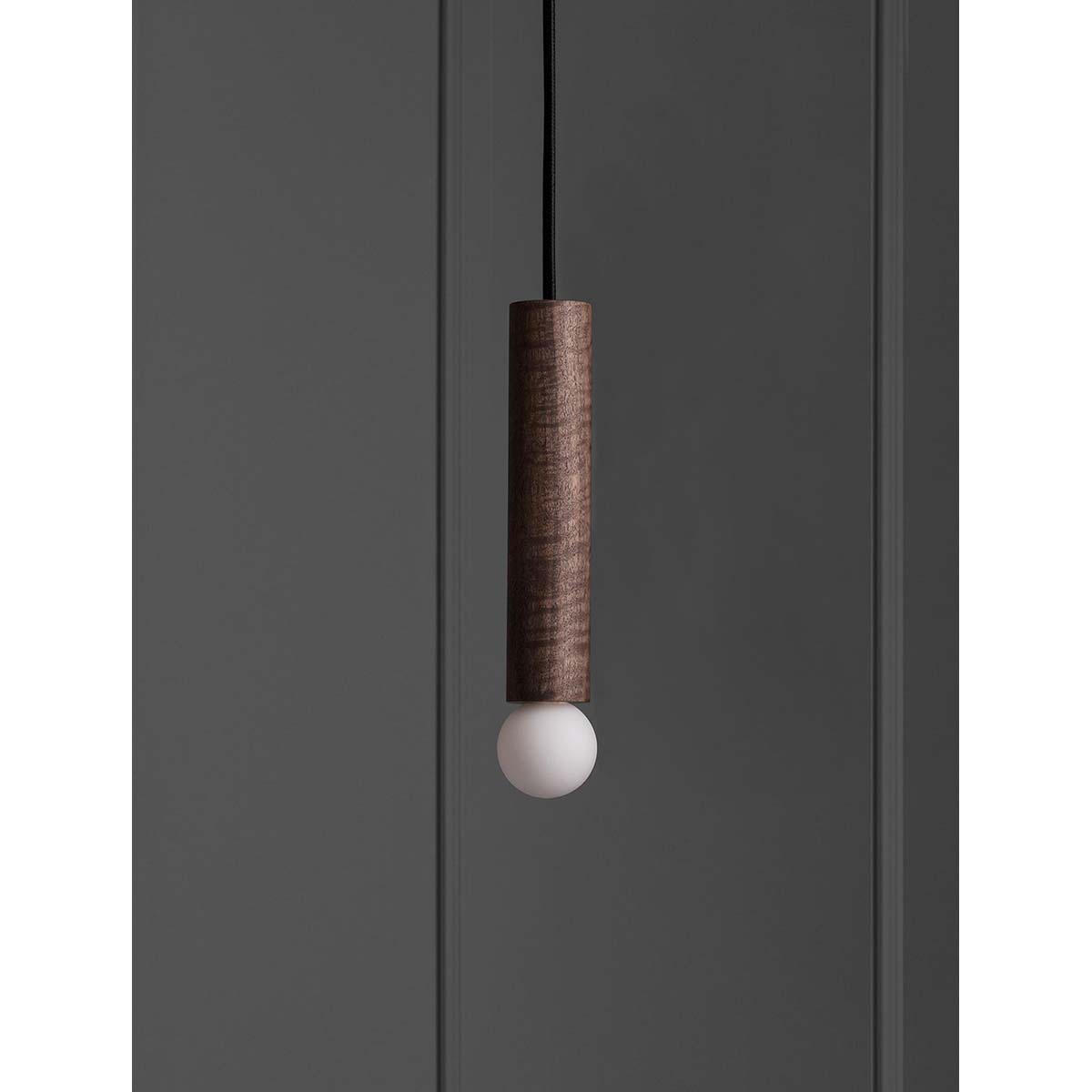 【ALLIED MAKER】 アメリカ・インテリア照明「Wood Cylinder Pendant 12