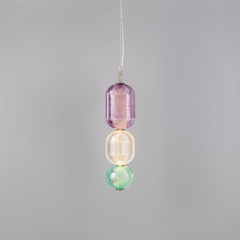 【Mullan】アイルランド「Ashford」LED カラフルペンダントライト M（D150×H562mm）