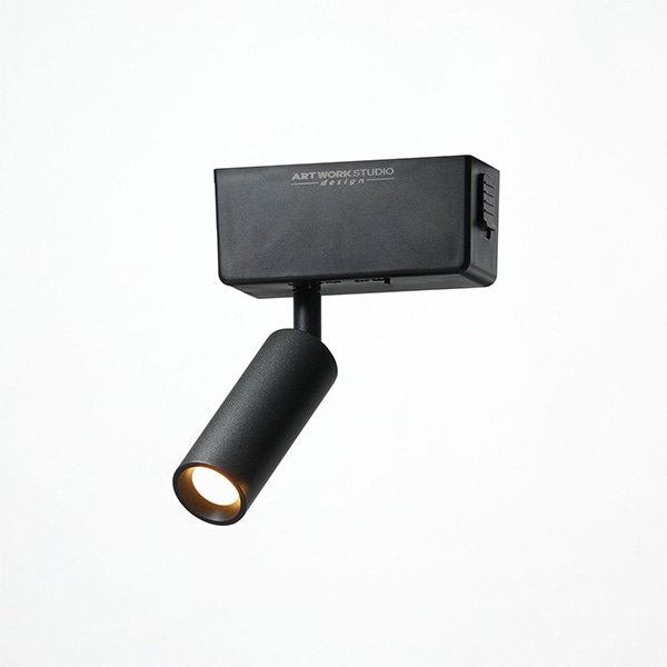 グリッドスリム1ダクトダウンライト「Grid slim 1-duct down light」1灯・ブラック／ホワイト（φ30×D80mm）