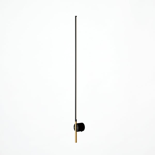 ビジョンLEDロングウォールランプ「Vision LED-long wall lamp」ブラック／ホワイト（H1200×D70mm）