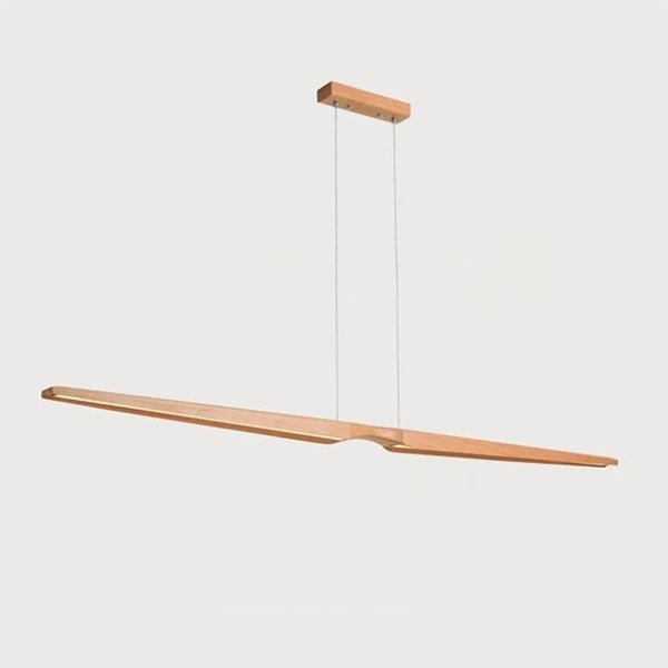 デザイン照明　モダンウッドペンダントライト　ブラウン（W1000／1200／1500mm）