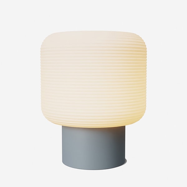 【GANTRI】アメリカ・テーブルライト「Maskor Table Light」Fog（φ216×H273mm）