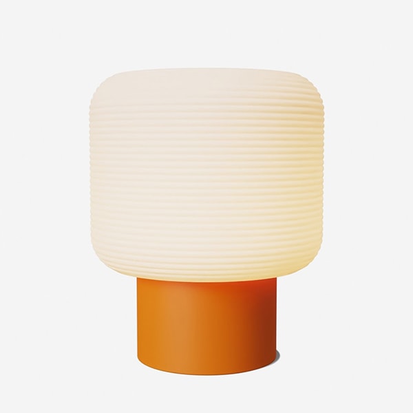 【GANTRI】アメリカ・テーブルライト「Maskor Table Light」Persimmon（φ216×H273mm）