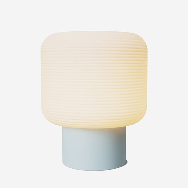 【GANTRI】アメリカ・テーブルライト「Maskor Table Light」Sky(φ216×H273mm)