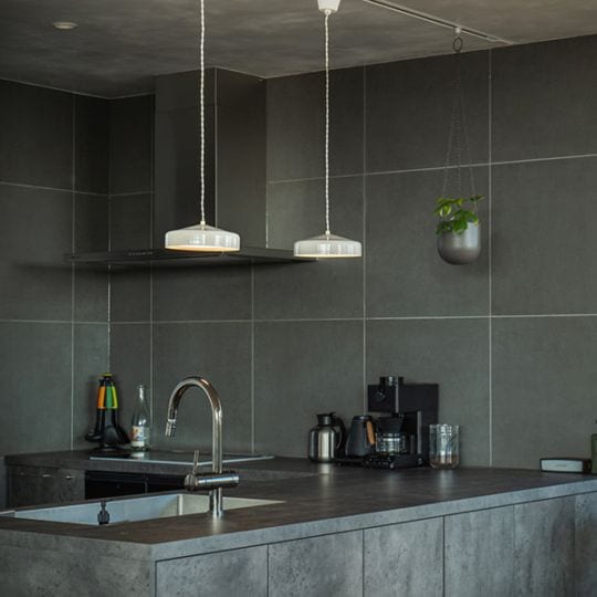 デザイン照明　ペンダントライト「EON LED PENDANT LIGHT S」White・Greige・Black（φ220×H70mm）