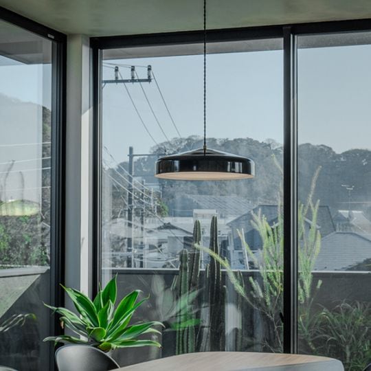 デザイン照明　ペンダントライト「EON LED PENDANT LIGHT L」White・Greige・Black（φ390×H110mm）