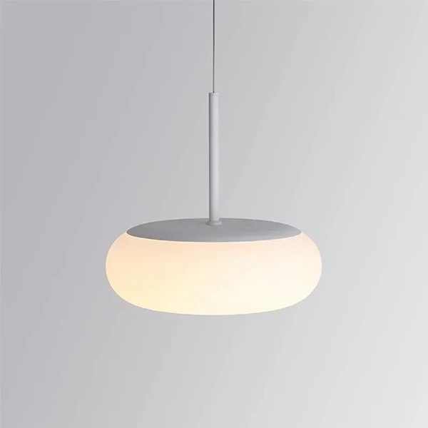【リーズナブル】デザイン照明　モダンペンダントライト　ホワイト（φ200／350／500mm）