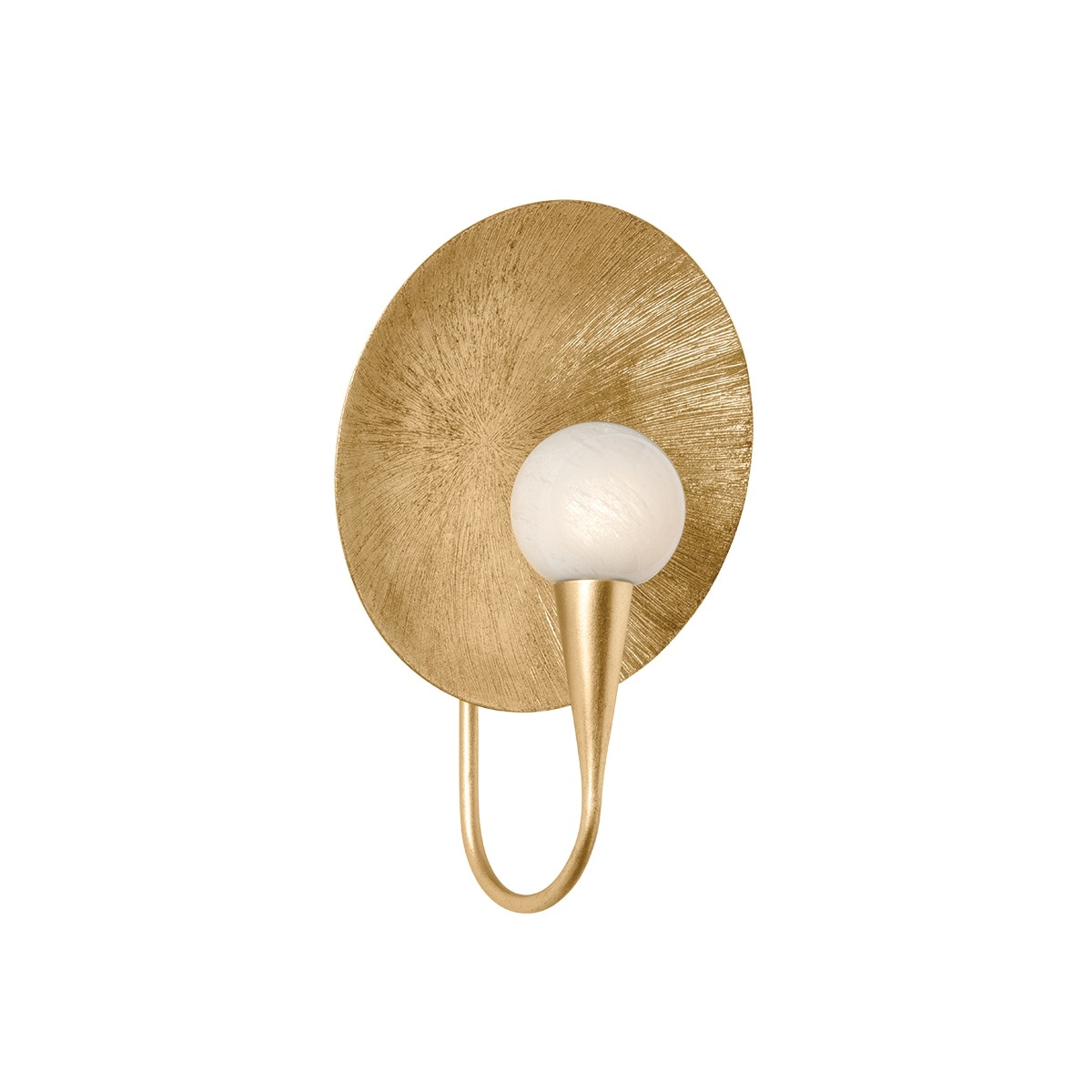 【TROY】アメリカ・デザイン照明 ウォールライト「Ahmad」VINTAGE GOLD LEAF（W267×D159×H362mm）