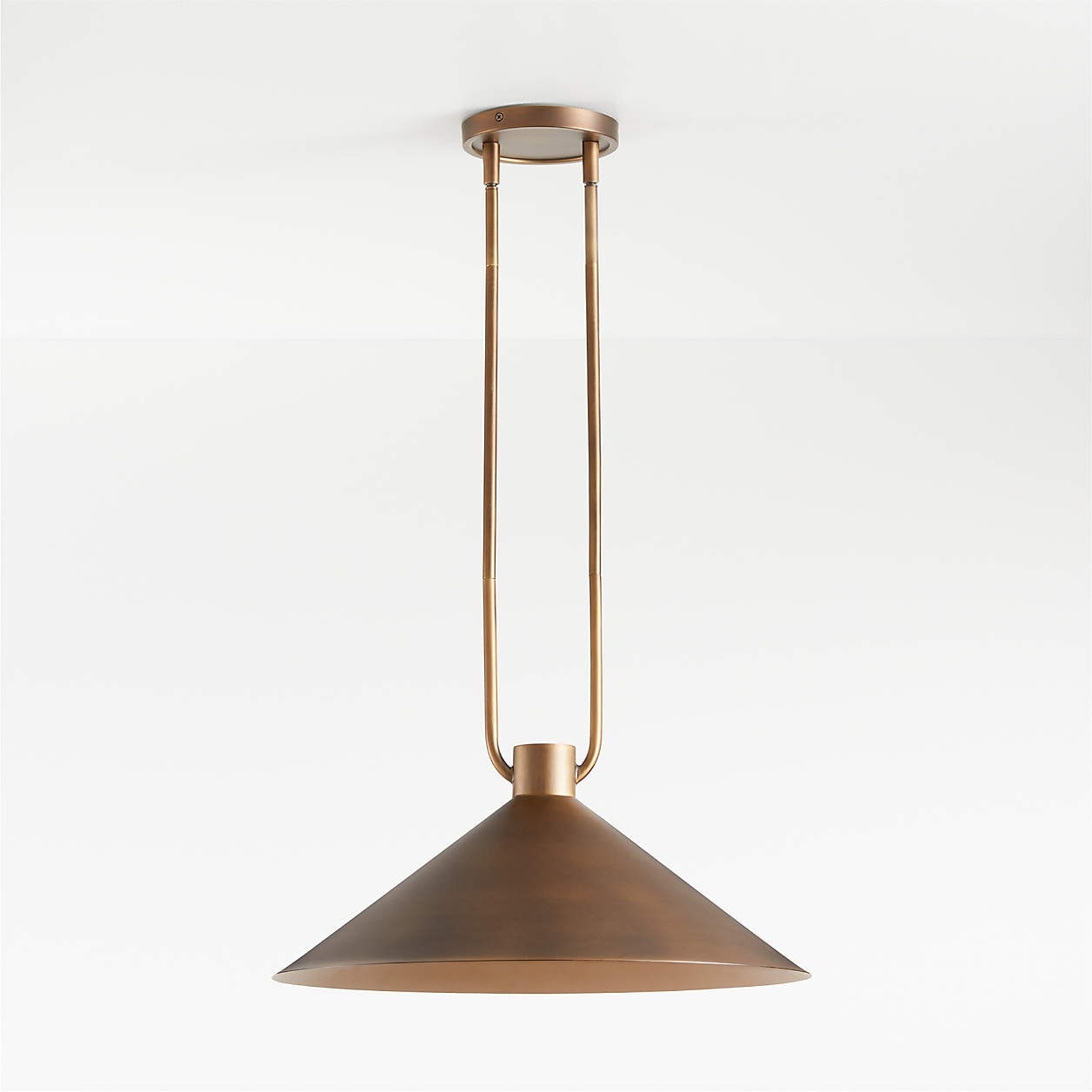 アメリカ・デザイン照明　ペンダントライト「Andre」Brass・1灯（φ508mm）